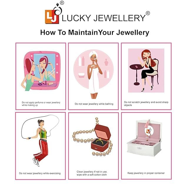 Lucky Jewellery Designer Gold Plating Peach Color Pearl with Kundan Choker Bridal Dulhan Necklace Set For Girls & Women (4200-QSK-580-PH)