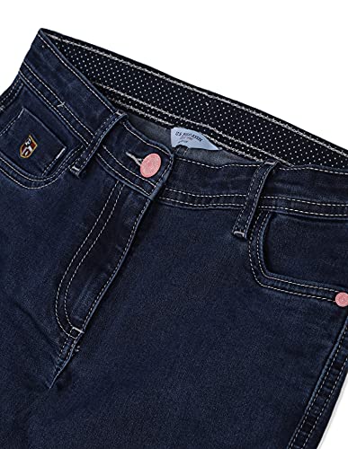 US Polo Association Girl's Regular Jeans (UGJEN0003_DK. Blue_EL)