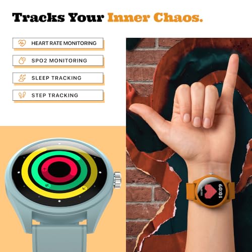 Pebble Pixie 1.32" AMOLED Smartwatch with Bluetooth Calling | Always-On Display, Lightweight, Health & Sleep Tracking, Smart Notifications