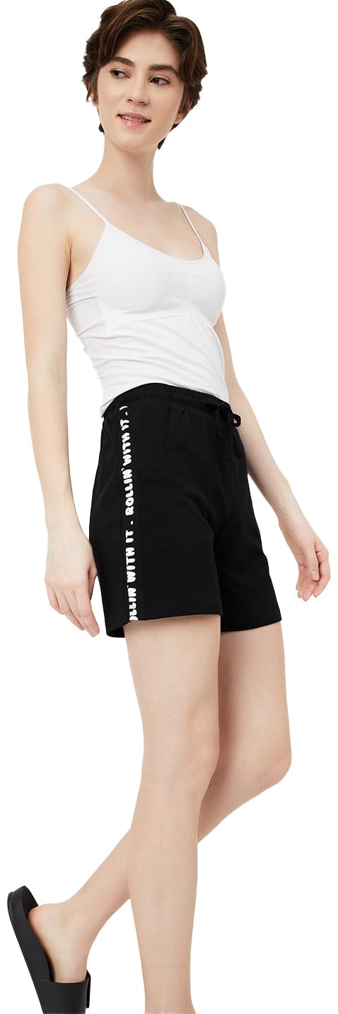 Max Women's Bermuda Shorts (BOTTOM1409_Black
