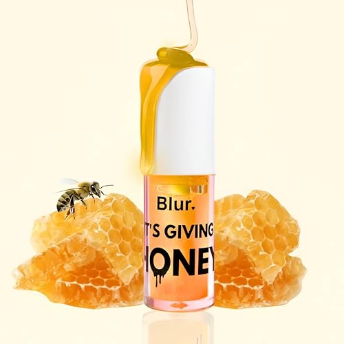 Blur India It's Giving Honey | Juicy Lip Oil | Hydrating + Pigmented | Honey (Warm Gold)