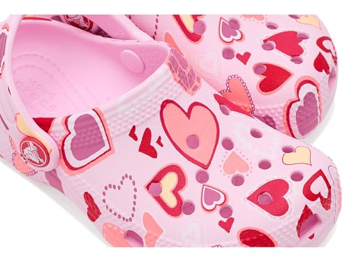Crocs Classic Vday Kids Clog (Color-Pink | Size-8)