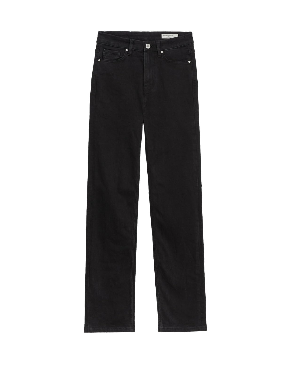 Marks & Spencer Sienna Supersoft Straight Leg Jeans Black