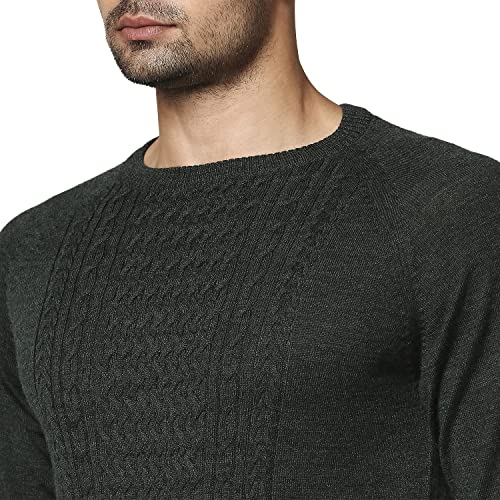 Raymond Dark Green Sweater (Size: 42)-RMWX01152-N7