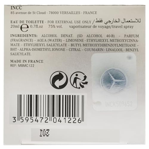 Mercedes-Benz Travel Collection Club Eau de Toilette for Men - 20ml