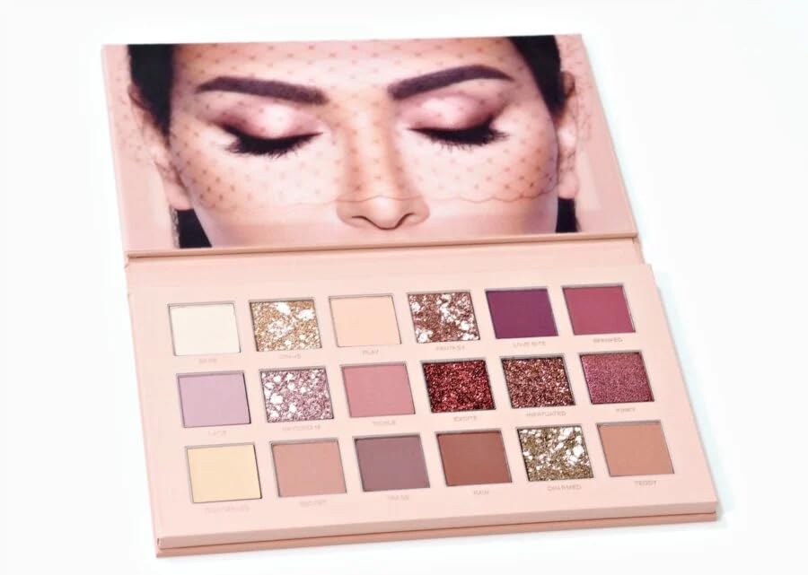 FLENGO; MADE FOR YOU Nude Eyeshadow Palette 18 Color Makeup Palette Highlighters Eye Make Up High Pigmented Professional Mattes and Shimmers