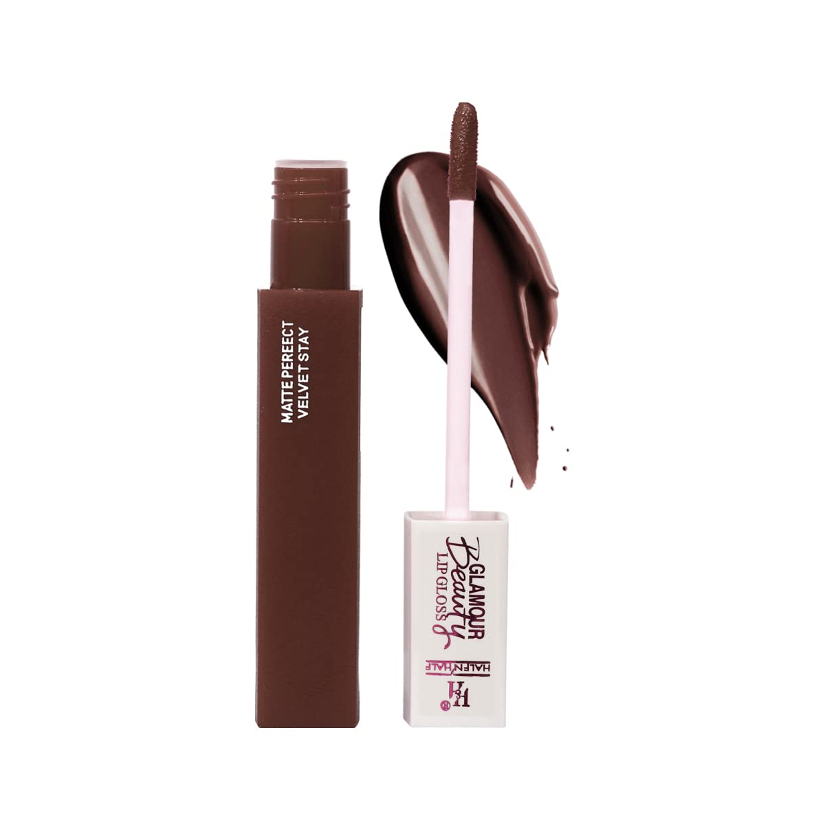 Half N Half Lip Glosses Dark Chocolate (Matte)