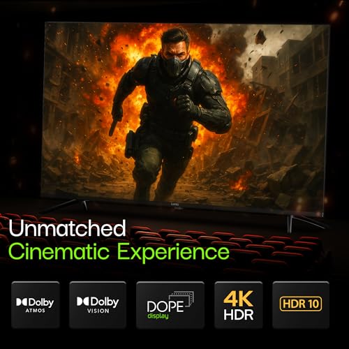 Lumio Vision 9 139cm (55 inches) 4K Ultra HD Smart QD-MiniLED Google TV EPIC1-ADSG