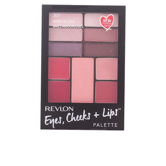REVLON Eyes, Cheeks + Lips Pallet, Berry In Love, 1 Count