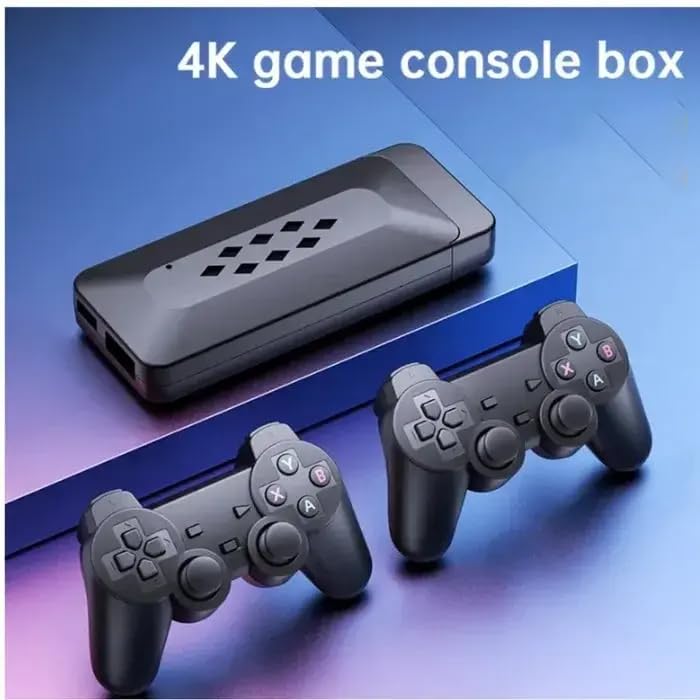 GPZ) Pro GameStick M33OG 37100+ Built-in Games Retro Classic 2D 3D HD | 2 WIRELESS GAMEPAD | PLUG & PLAY VIDEO GAME 64GB