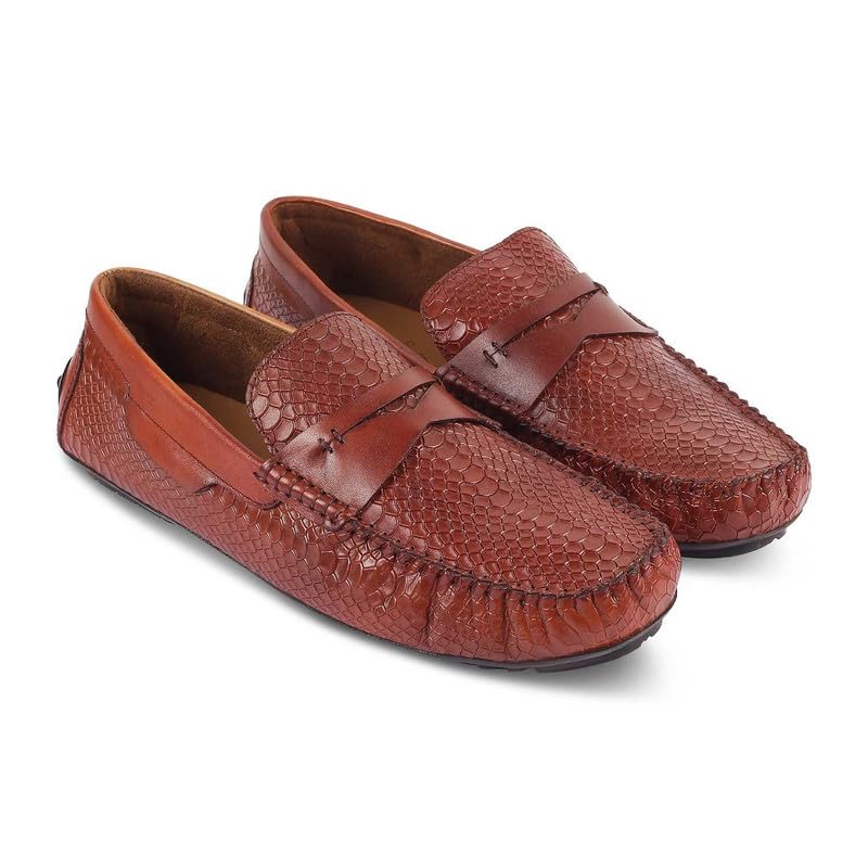 tresmode 240-ARGON TAN Loafers for Mens EU/41, UK/7