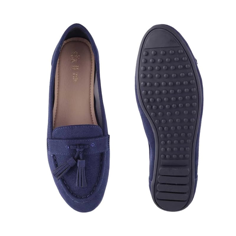 tresmode Jonum Black Women's Casual Loafers in Size 3 UK / 36 EU