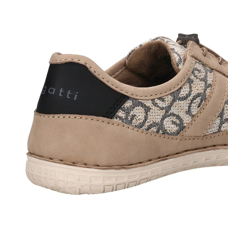 Bugatti Bimini Beige & Sand Men's Sticthed Sneakers - UK 7