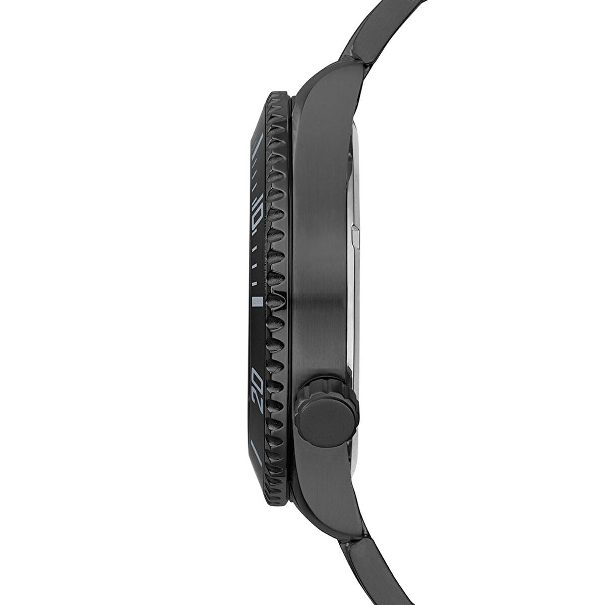 GUESS AXLE Collection Multi-Function Mens Analog Black Dial Coloured Quartz Watch, Round Dial with 45 mm Case Width - GW0488G3