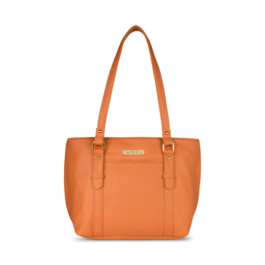 Caprese womens LONDON T Medium CAMEL Tote Bag
