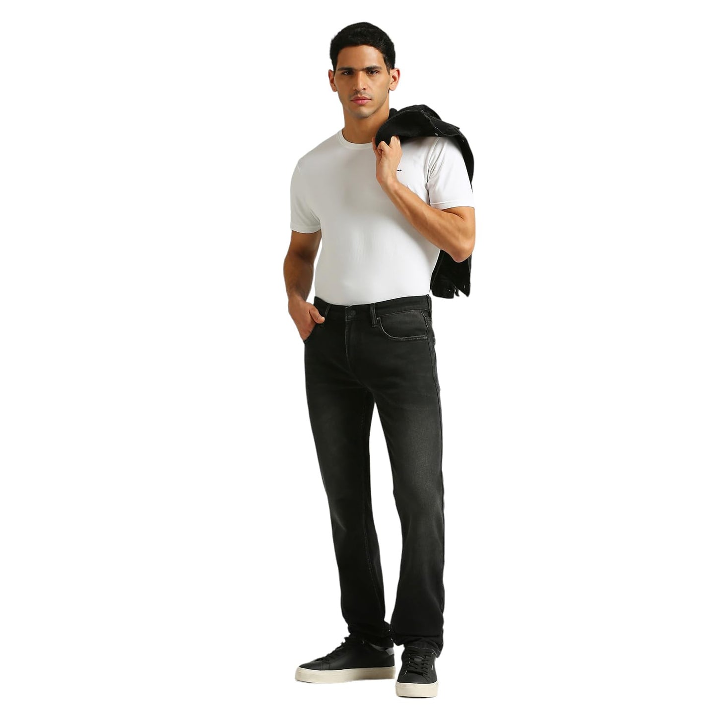 Pepe Jeans Men's Slim Jeans (PM207939Q013_Black Used