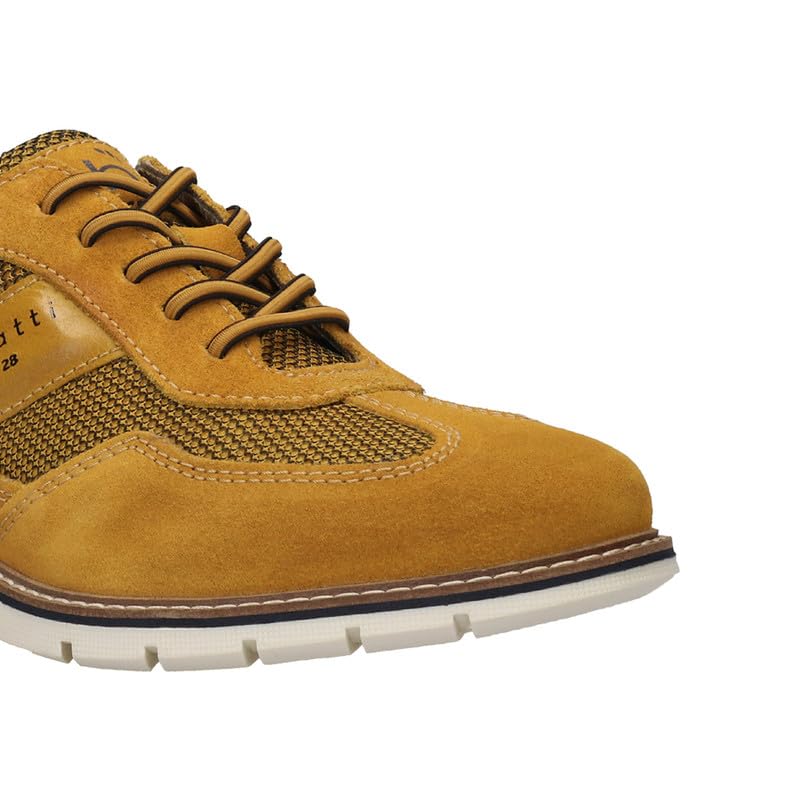 Bugatti Simone Comfort Yellow Men's Wide Sneakers - UK 10