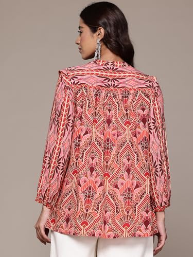Aarke Ritu Kumar Coral Izmir Full Sleeve Shirt