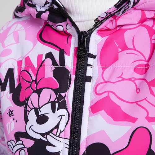 Hopscotch Girls Full Sleeves Pink Mickey Mouse Puffer Jacket (2-3 Years)