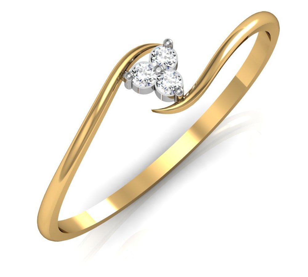 Avsar Women 14k (585) Yellow Gold Ring, 12