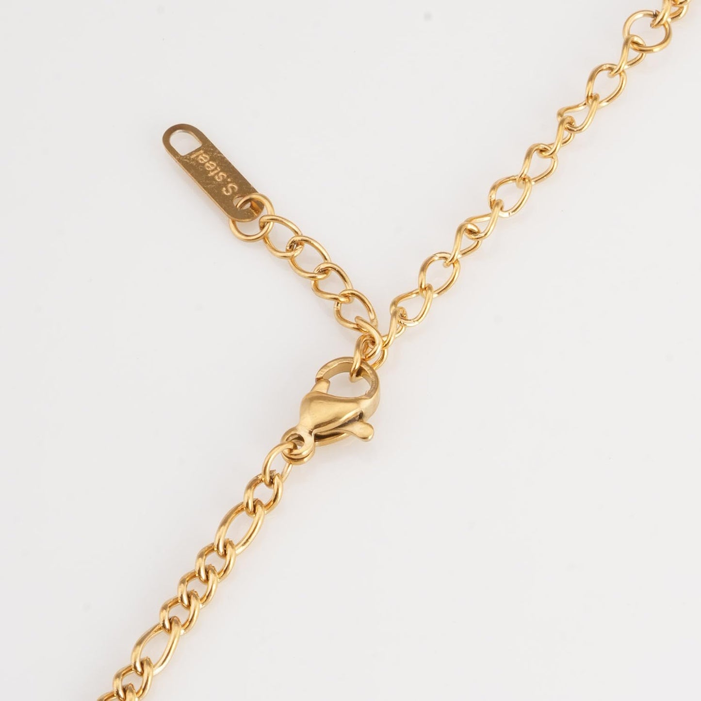 PALMONAS Crystal Heart Charm Gold Necklace for Womens - Waterproof & Anti-Tarnish, Gift for Girls & Women