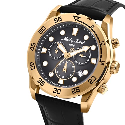 Mathey-Tissot Swiss Made Bolton II Quatrz Multicolor Dial Analog Watch for Men - H121CHPLN