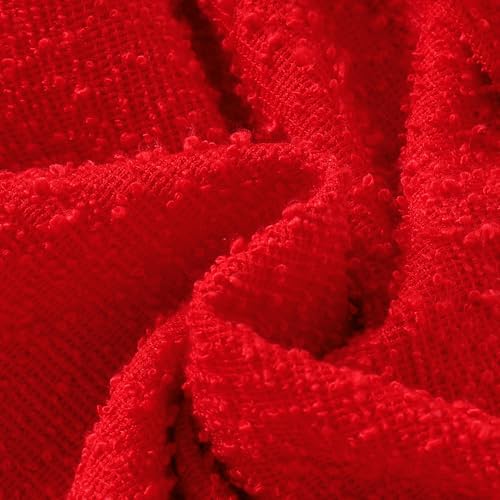 Hopscotch Girls Red Full Sleeves Floral Applique Drop Waist Dress for Age (3-4 Years)