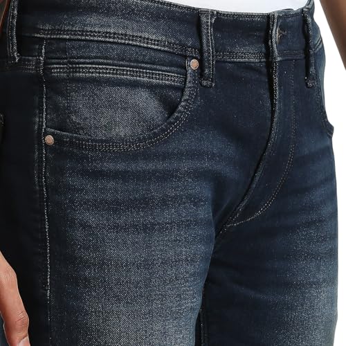Pepe Jeans Men's Straight Jeans (PM208099Q031_Dark Indigo