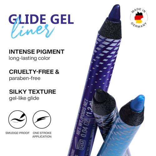L.A. Girl Glide Gel Eyeliner Pencil – Limelight Long-Lasting, Smudge-Proof, Smooth Application, Waterproof Formula for All-Day Wear, Intense Pigment, Cruelty-Free Eye Makeup, 1.2g