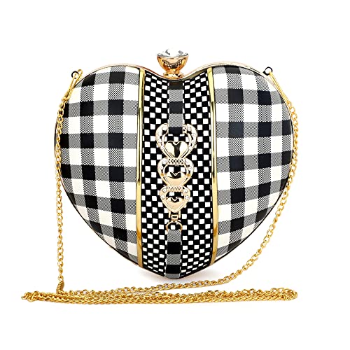 TOOBA Women Clutch Black & White