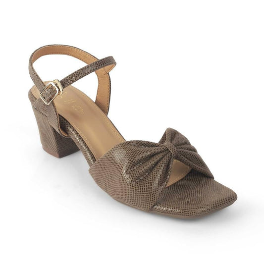 tresmode Trenton Women's Brown Block Heel Sandals in Size 4 UK / 37 EU