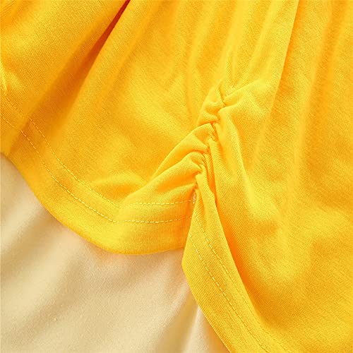 YUPPIN New Baby Girl Clothes Girls Dress Party Princess Summer Cosplay Baby Girl Fashion; Bellie 3-4 Years