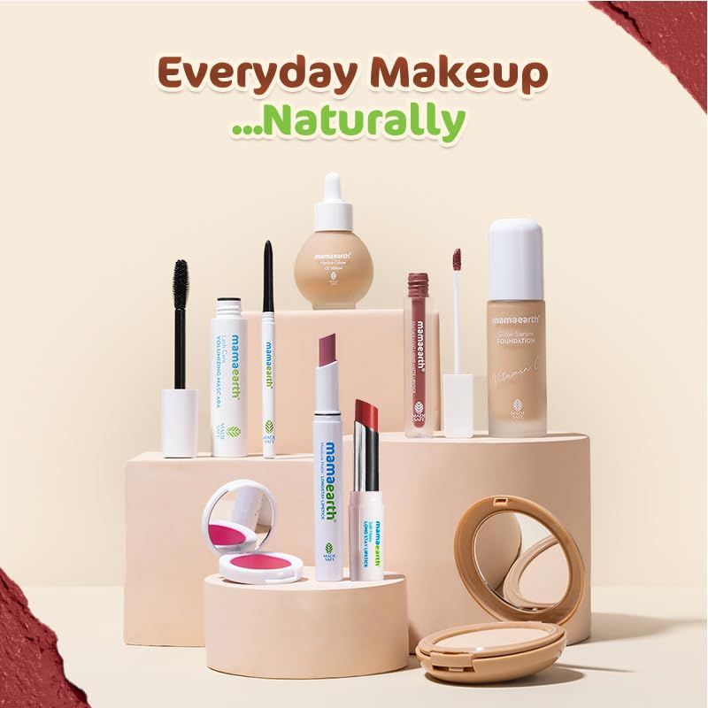 Mamaearth Soft Matte Long Stay Lipsticks with Jojoba Oil & Vitamin E for 12 Hour Long Stay - 01 Mocha Brown - 3.5 g