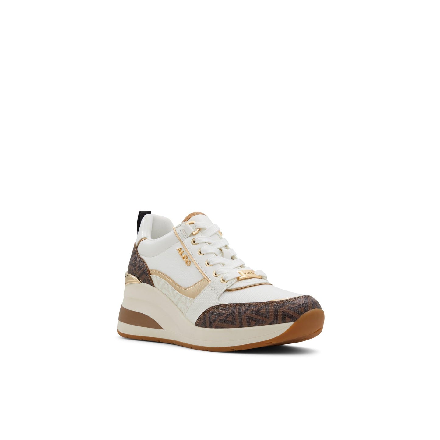 Aldo CAROTERIEL-IN201 Ladies Dark Brown Wedge Sneakers