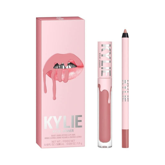 Kylie Cosmetics Velvet Lip Kit - Charm Liquid Lipstick and Lip Liner