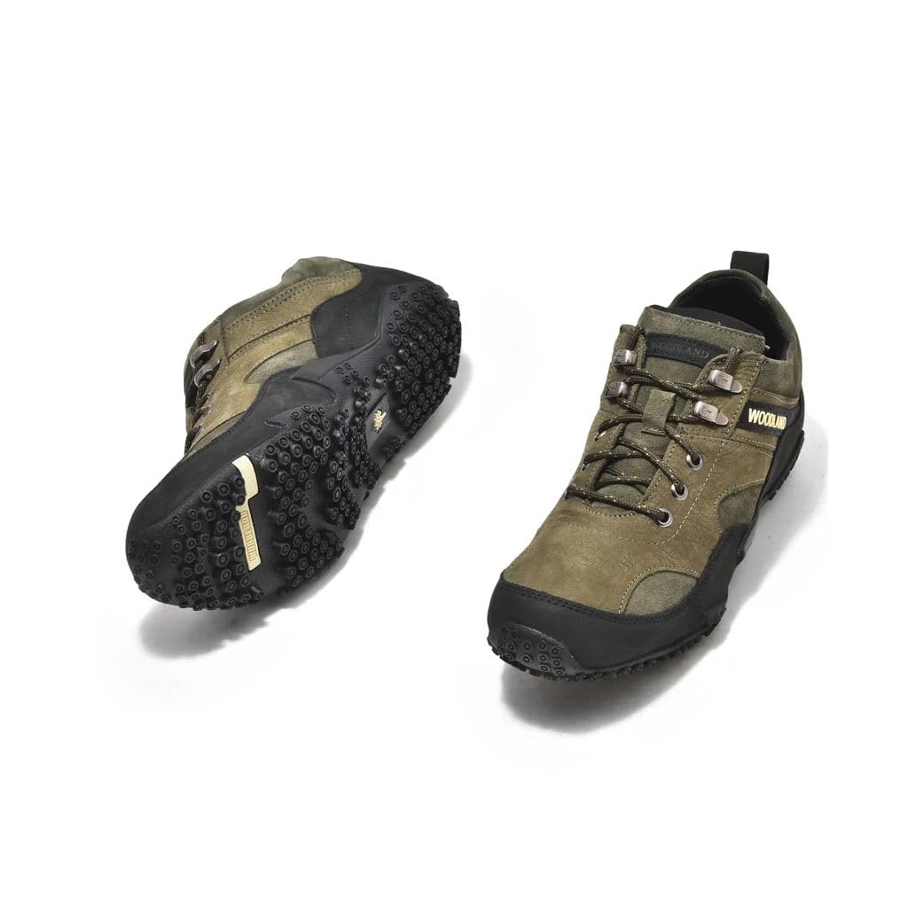 Woodland Men Olive Green Casual Shoes