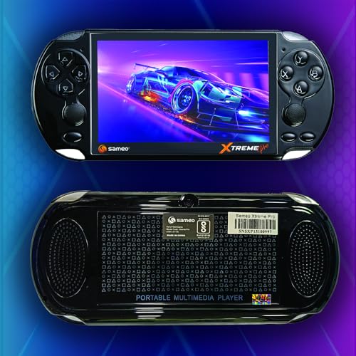 Sameo Handheld Game Console Xtreme Pro with 10000 Games - Black