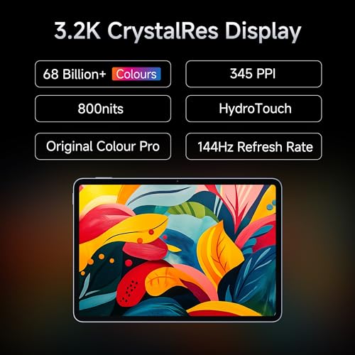 XIAOMI Pad 7 |Qualcomm Snapdragon 7+ Gen 3 |28.35cm(11.16") Display |12GB, 256GB |3.2K CrystalRes Display |HyperOS 2 |68 Billion+ Colours |Dolby Vision Atmos |Quad Speakers |Wi-Fi 6e |Graphite Grey