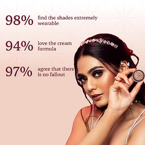 Typsy Beauty Magic Dust Cream Foil Shadow I Twinkling Treasure I Metallic Brown Bronze I Intensely Pigmented with Single Swipe Application I Glitter Shadow I Minimal Fall Out I Korea Made I 1.9g