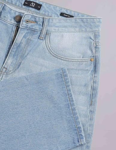 AD by Arvind Indigo Baggy Fit Mid Rise Jeans