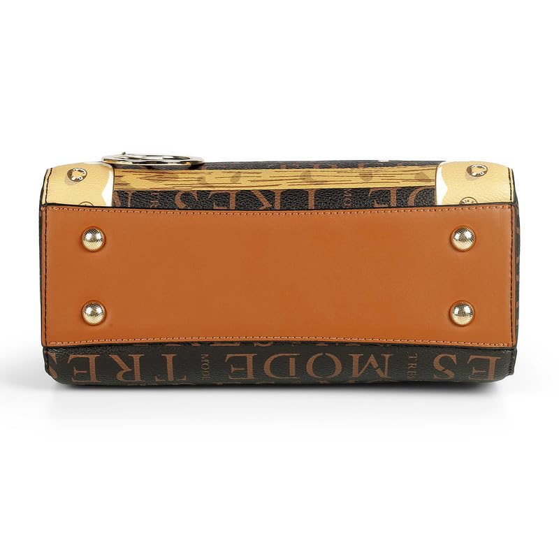 tresmode CALVI Brown Women Vegan Leather Sling Bag