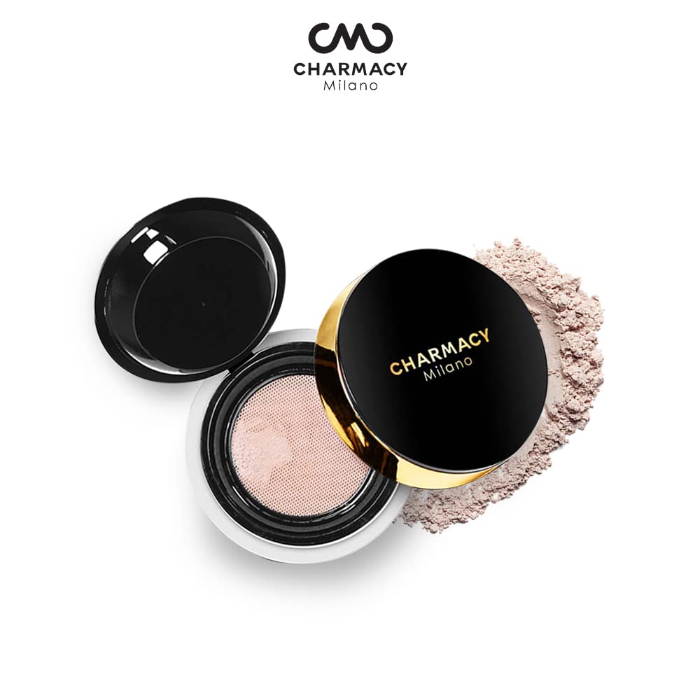 Charmacy Milano Set & Fix Loose Powder For All Skin Type, Matte, 16Gm,Beige