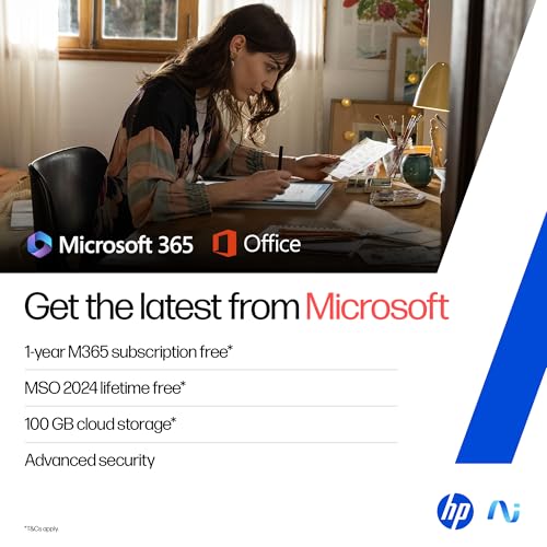 HP Omnibook X Flip OLED (Previously Envy) Intel Core Ultra 5 226V, 40 Tops (16GB LPDDR5x, 1TB SSD) 3K,120hz, 14''/35.6cm, 2-in-1, Win11, M365* Office24, Silver, 1.38kg, fm0099TU Next Gen AI Laptop