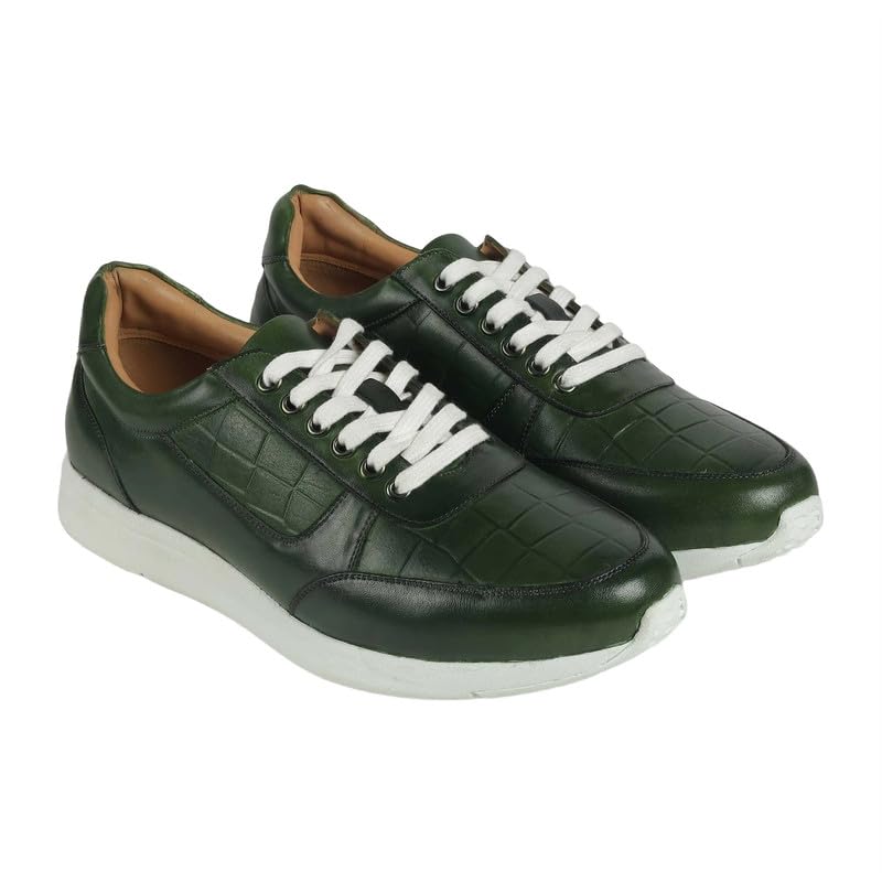tresmode Ronca Green Men's Sneakers in Size 8 UK (42 EU)