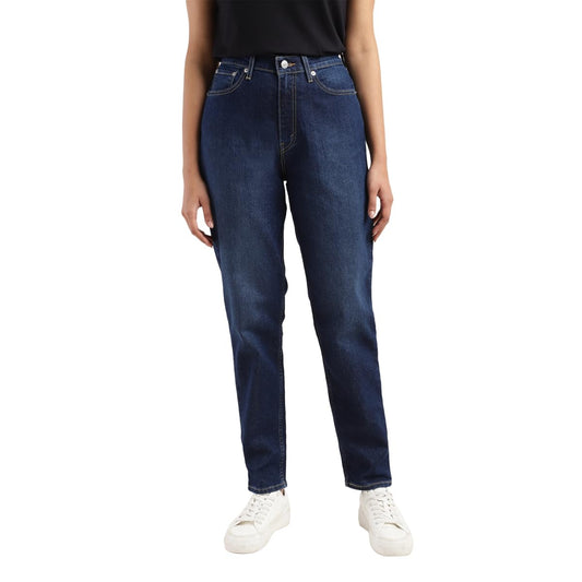 Levi's Women's Loose Tapered Fit High-Rise Mid Rise Jeans Blue, 34