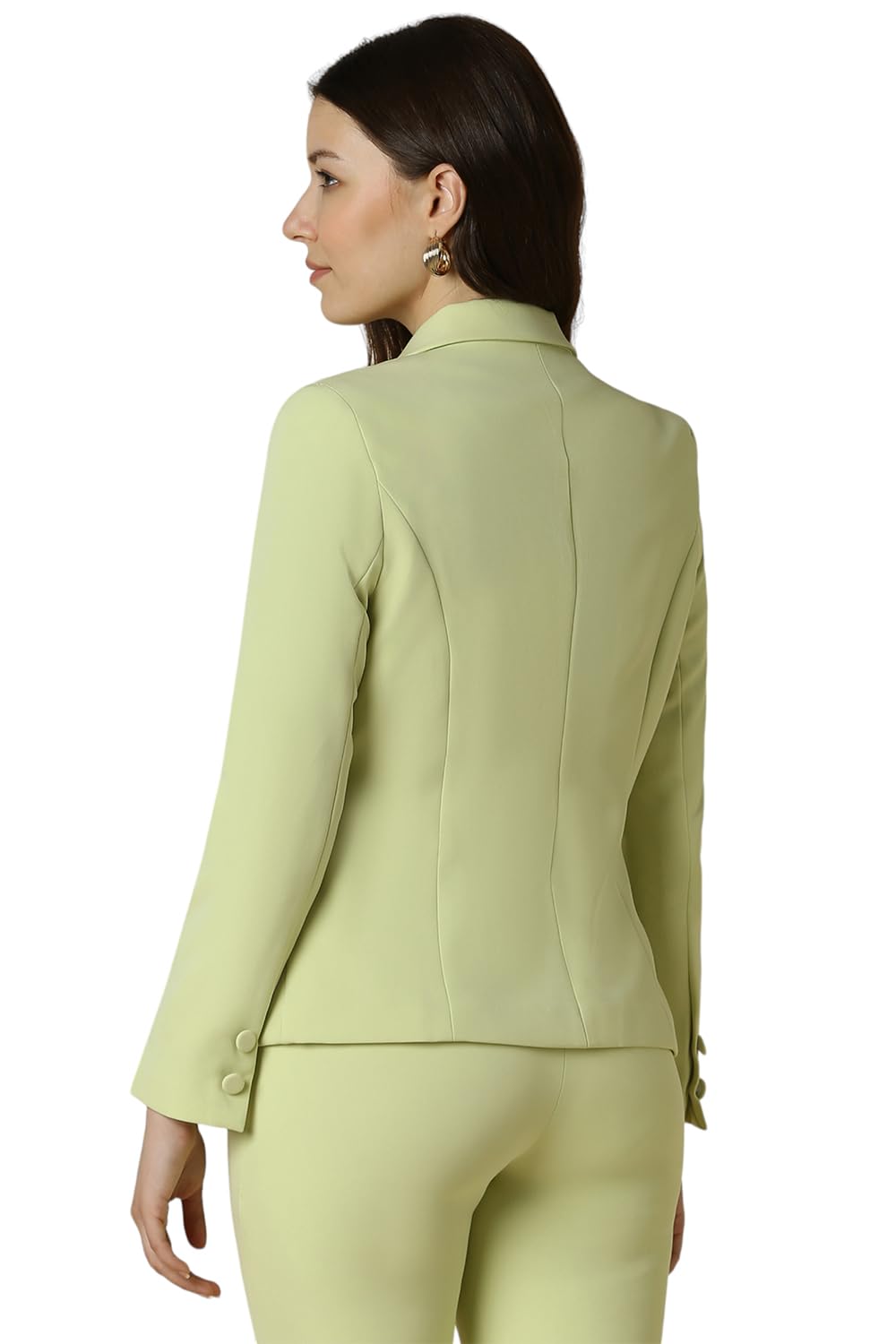 Allen Solly Women's Blazer (AHBZWRGF911342_Green