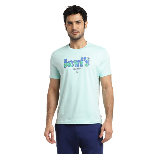 Levi's Men's Graphic Regular Fit T-Shirt (16960-0929_Light Blue M)