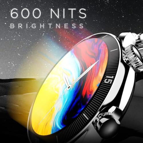 Fire-Boltt Legacy Luxury Smartwatch | 1.43" AMOLED Display with Always On | Bluetooth Calling & Voice Assistant | IP68 Water Resistant | Health & Fitness Tracker with 110+ Sports Modes (Grey)