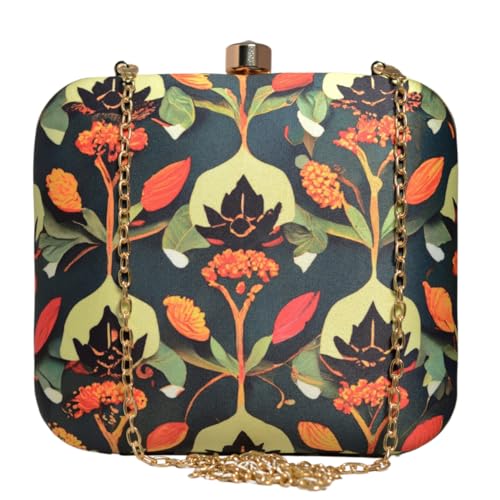 Artklim Floral Printed Clutch