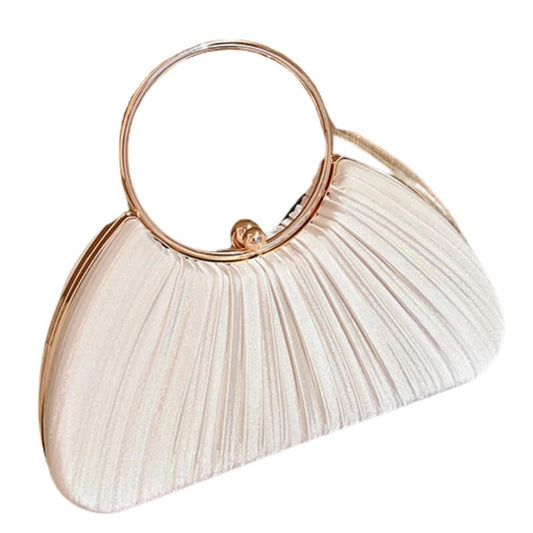 Mastyle® Ring Handle Clutch Handbag For Women With Minimal Design